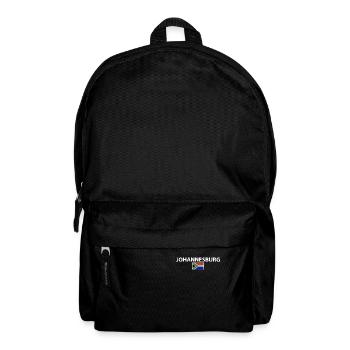Johannesburg South Africa South African Flag - Backpack - black - Front