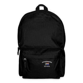 Johannesburg South Africa South African Flag - Backpack - black - Front