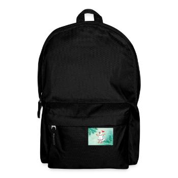 Weihnachtsente im festlichen Pullover Christmas - Rucksack - Schwarz - Vorne