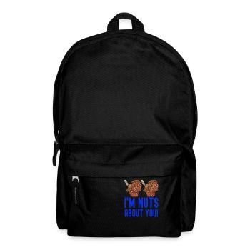 I'm Nuts About You Eisbecher Gelato Creme - Rucksack - Schwarz - Vorne