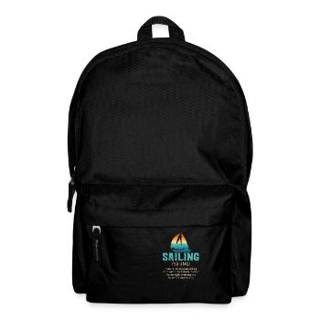 Sailing Boat Sailor - Backpack - black - Front