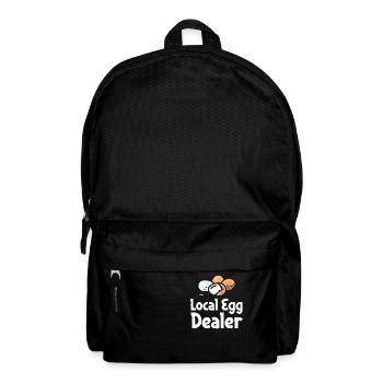 Lokaler Eierhändler Hühnerbesitzer Züchter - Rucksack - Schwarz - Vorne