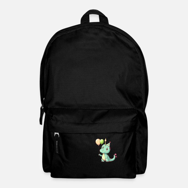 Dinosaurier brontosaurus Geburtstag Comic - Rucksack - Schwarz