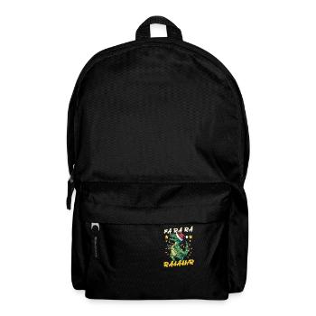 Dinosaur Christmas Fa Ra Ra Raaaawr - Backpack - black - Front