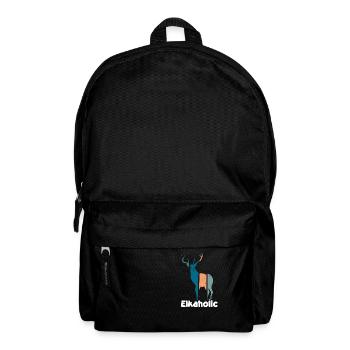 Elchjagd Elkaholische Jäger - Rucksack - Schwarz - Vorne