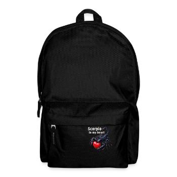 Scorpio in my heart - Rucksack - Schwarz - Vorne
