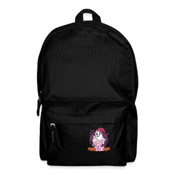 Halloween Cat Forget Candy Give Me A Cat - Rucksack - Schwarz - Vorne