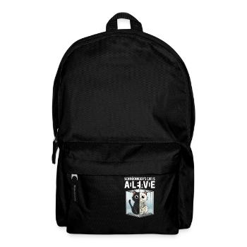 Schrödinger's Cat Dead And Alive - Rucksack - Schwarz - Vorne