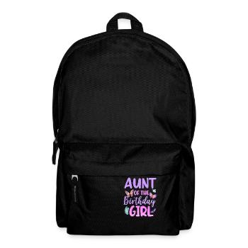 Aunt Of The Birthday Girl - Backpack - black - Front