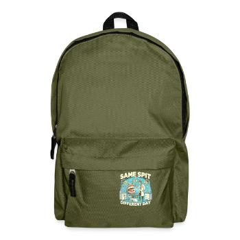 Gleiche Spucke an einem anderen Tag - Rucksack - Olivgrün - Vorne