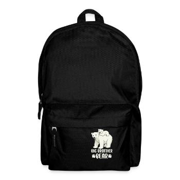 Grand frère ours - Sac à dos - noir - Devant