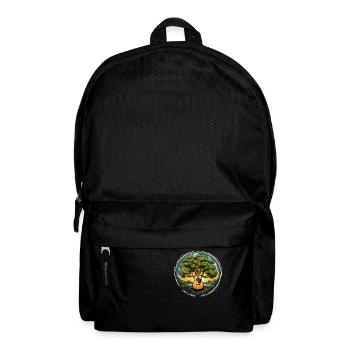 Yggdrasil Natur Musiker Baum Des Lebens - Rucksack - Schwarz - Vorne
