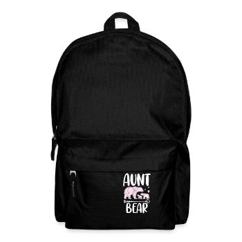 Aunt Bear - Rucksack - Schwarz - Vorne