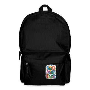 100e jour d’école 100 jour d’école des enfants - Sac à dos - noir - Devant