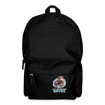 Hippopotamus Hippopotamus - Backpack - black - Front