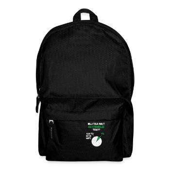 Codeur Développeur Web Programmeur Vais-je parler de F - Sac à dos - noir - Devant