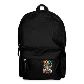 100e jour d’école 100 jour d’école des enfants - Sac à dos - noir - Devant