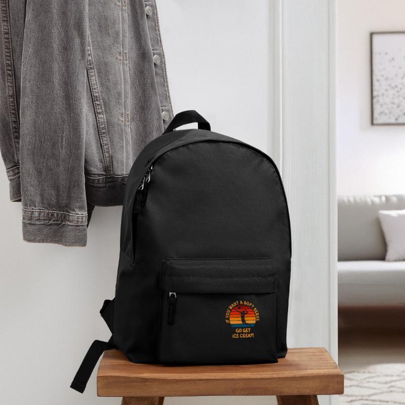 Wenn Sie ein Softeis wollen, holen Sie sich Eis Rucksack