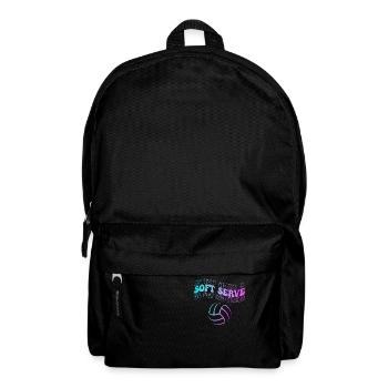 Wenn Sie ein Softeis wollen, holen Sie sich Eis - Rucksack - Schwarz - Vorne