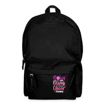 Arcs et bling C’est un truc de cheerleading - Sac à dos - noir - Devant