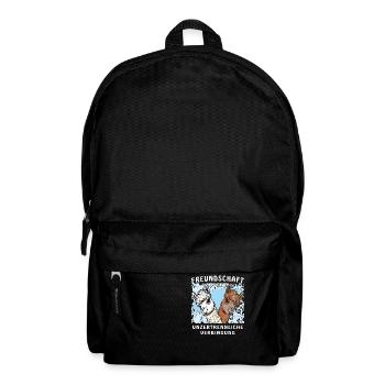 ALPAKA FREUNDSCHAFT UNZERTRENNLICH - Rucksack - Schwarz - Vorne