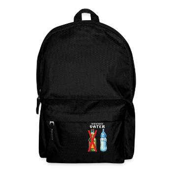 BABYFLASCHE WERDENDER VATER - Rucksack - Schwarz - Vorne
