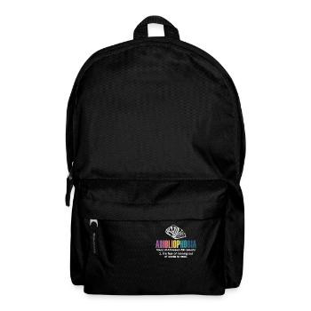 Abibliophobia Bookworm Reading Books - Backpack - black - Front