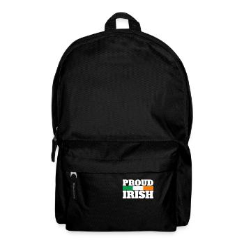 Proud Irish Ireland Irish Flag Proud Irishman - Backpack - black - Front