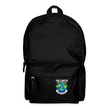 The Earth Does Not Belong To Us Planet Earth Day - Rucksack - Schwarz - Vorne