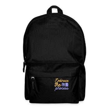 Japanische Kaizen begrüßen den Prozess - Rucksack - Schwarz - Vorne
