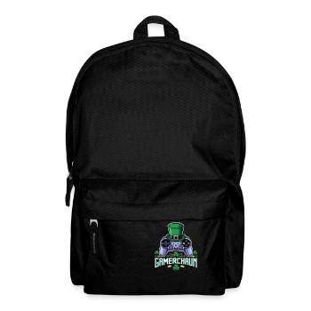Gamerchaun Shamrock St Patrick's Day Leprechaun - Backpack - black - Front