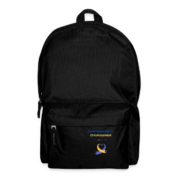 Liebe kennt keine Chromosomen - Rucksack - Schwarz - Vorne
