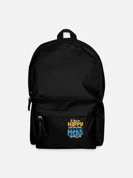 If You're Happy And You Know Caregiving Carer - Rucksack - Schwarz