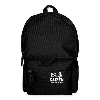 Kaizen : un voyage, pas une destination - Sac à dos - noir - Devant