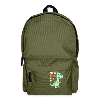 Dinosaur Party Decorations - Rucksack - Olivgrün - Vorne