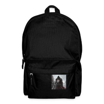 Soldat Krieger - Rucksack - Schwarz - Vorne