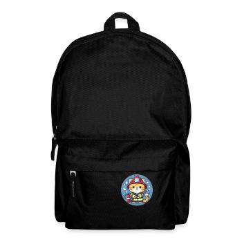 Firefighter Cat - Backpack - black - Front