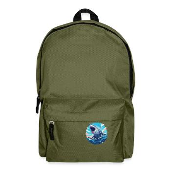 Haie Hai - Rucksack - Olivgrün - Vorne