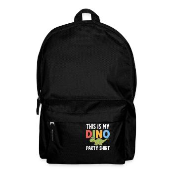 Dinosaur Party Decorations - Rucksack - Schwarz - Vorne