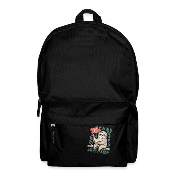 Confortable taureau paresseux avec symbole du zodiaque - Sac à dos - noir - Devant