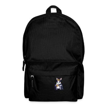 Hase Bier Lustig - Rucksack - Schwarz - Vorne