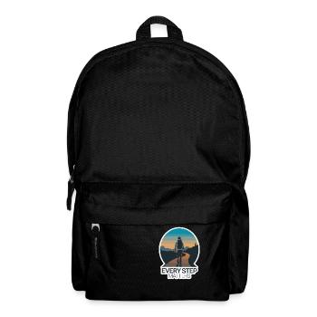 REISE, JEDER SCHRITT ZÄHLT - Rucksack - Schwarz - Vorne