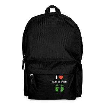 Zucchini Humor - Backpack - black - Front