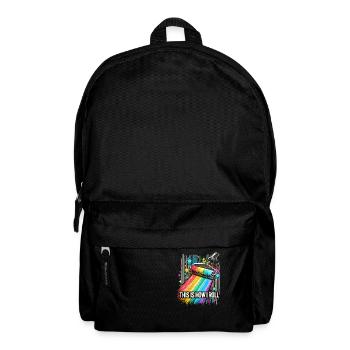 So läuft das bei mir - Rucksack - Schwarz - Vorne