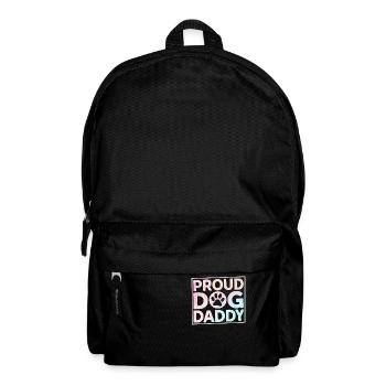Dog Dad Gifts for Men - Rucksack - Schwarz - Vorne