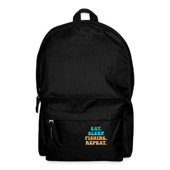 Eat. Sleep. Fishing - Backpack - black - Front
