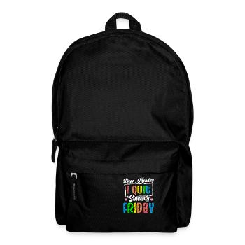 Joyeux vendredi Fri Yay École des enseignants Mème - Sac à dos - noir - Devant