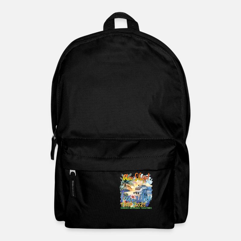 Aw Ship It s A Family Trip 2025 - Rucksack - Schwarz