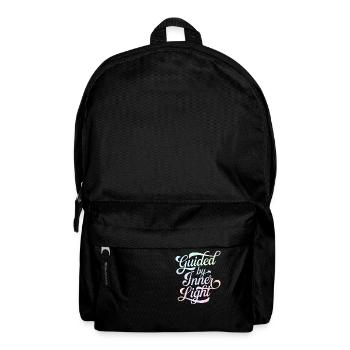 Guidé par la lumière intérieure Inspirant - Sac à dos - noir - Devant