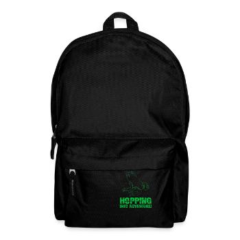 Hopping Into Adventure Frogs Nature Joy - Backpack - black - Front